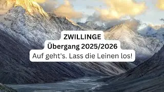 ZWILLINGE ♊️ Übergang 2025/2026• Auf geht's. Lass die Leinen los! 