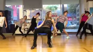 Brittany Chadd 3 wks post Hip Surgery dancing in a chair. H