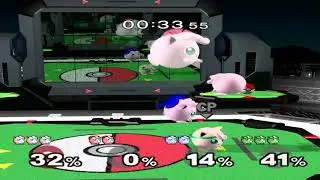 Super Smash Bros Melee (GCN) Event 39 - Jigglypuff Live