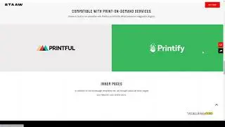 Staaw - Print-on-Demand WooCommerce Theme tshirt store Build Website
