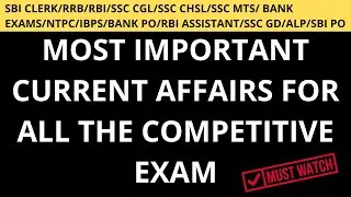 Most Important Current Affairs || May 2021 || The Best Shot ||