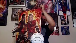 VINTAGE WWF/WCW STING, THE ROCK, HARDY BOYS POSTER UNBOXING