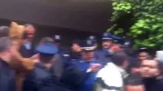 Marche pacifique des citoyens de la commune de Saharidj et fermeture de la Daira (maillot)05/03/2014