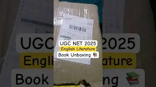 UGC NET ENGLISH LITERATURE BOOK UNBOXING #ugcnetadda247 #ugcnetenglishliterature #ugcnetenglish