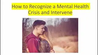 Mental Health Crisis harms everyone!