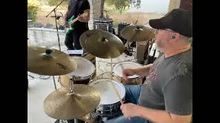 Blues Shuffle! Subbing on drums-SA Blue Cats