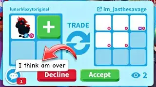 😱😍SEEING OFFERS FOR MY EVIL UNICORN! (MASSIVE OFFERS) ADOPT ME TRADING VIDEO! #adoptmetrades #viral