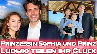 K&ouml;nigliches Gl&uuml;ck: Seltenes Auftreten von Prinzessin Sophia und Prinz Ludwig mit ihrem Sohn