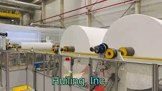 Nonwoven making factory demo show | Huiling, Inc. |Hlinginc@Gmail.com |
