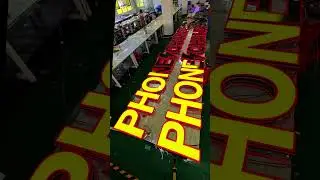 New Era iridescent luminous sign with high return rate🤔💡 #signage #3dprinting #storesign  #3dprinter