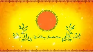 Green Screen Wedding Invitation without Text | Free Download| Free Background  | KM Creative Works