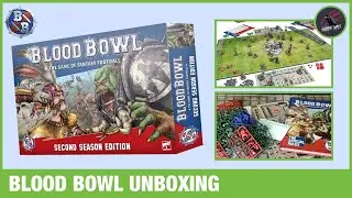 BLOOD BOWL SECOND SEASON EDITION UNBOXING REVIEW - All The Contents & Book Flick Through Warhammer