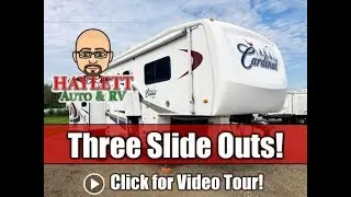 (Sold) Used 2007 Cardinal 30TS Triple Slide Fifth Wheel RV