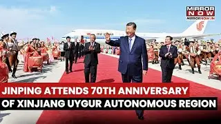 Xi Jinping Attends Celebration Of Xinjiang Uygur Autonomous Region's 70th founding anniversary