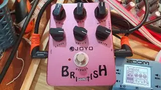 Педаль эффектов Joyo British Sound распаковка и обзор
