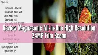 Review Magnasonic All-in-One High Resolution 24MP Film Scanner, Converts 35mm/126KPK/110/Super 8 Fil