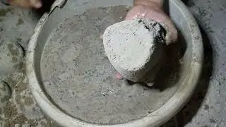 ASMR Pure cement sand Crumbling in night shoot enjoyed this video#@Starasmr#cementlover