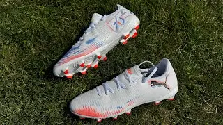 FUTURE 8 PLAY FGAG Football Boots Unisex PUMA White-PUMA Black-Glowing Red