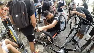 GROSSE CHUTE À NICE ! JE CASSE MON VÉLO...😭