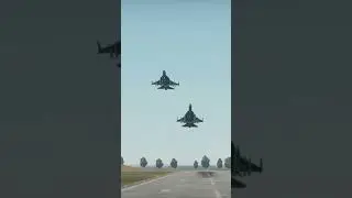Engines roar to life as the JF 17 readies for takeoff