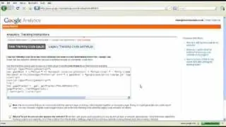 Implementing Google Analytics: WebEden.co.uk Free Website Builder