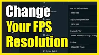 How to Change the Output or Base Canvas Resolution & FPS on Streamlabs OBS (Easy Tutorial)