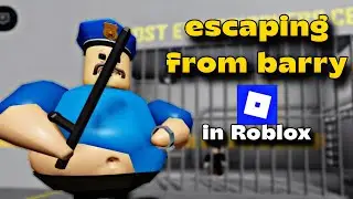 🏃 ESCAPING Barry's Prison Run Obby! 😱 Roblox Challenge (URDU/HINDI)