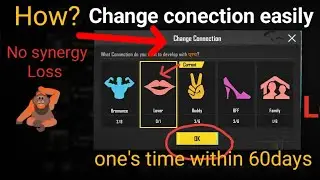 How? Change Conection ✌️💋 Partner easily /No synergy Loss 👍 Bgmi/pubg mobile 