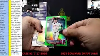 CAJUNBREAKER 2025 BOWMAN DRAFT JUMBO MLB CASE #2  1-17-2026