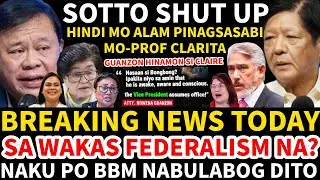 BREAKING NEWS SA WAKAS FEDERALISM NA? TOPACIO NAGSALITA NA NAKU PO BBM NABULABOG DITO PANOORIN