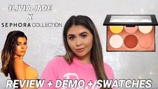 OLIVA JADE X SEPHORA COLLECTION PALETTE ! REVIEW+SWATCHES+DEMO!
