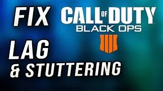 Call Of Duty Black Ops 4 Blackout - How To Fix Network Lag, Stuttering & Rubber Banding