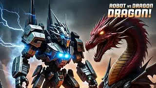 ROBOT VS DRAGON 😱🤯🤖🐉| Watch till end