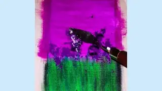 Your mind will feel relaxed | Oil pastel drawing - levander
