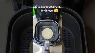 Let's try Cheeni Paratha recipe in Air Fryer😋#shorts #trending #viral