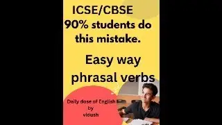 Phrasal Verbs in easy way. #learnenglish #phrasalverbs#usefulphrasalverbs#examtipsforstudents