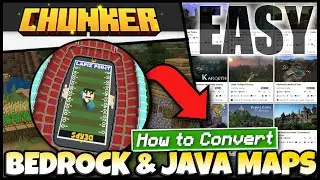 HOW TO CONVERT MAPS➡️ between ⬅️ Minecraft Bedrock & JAVA✅  So EASY !!