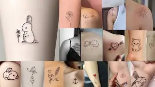 Adorable Tiny Tattoos For Girls #trending #tattoo #girls