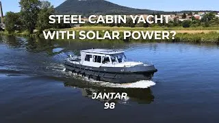 🌊 Steel Motor Yacht Tour | 32ft Classic Cabin Yacht with Solar Power | For Sale by Barkmet Boats