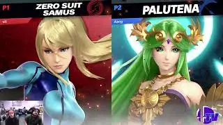 Shark Tank # 173 Top 8 - Nimbus (Palutena) Vs. Mejia (ZSS) - SSBU Tournament