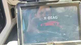 TUTORIAL RESET OIL SERVICE MAINTENANCE  VOLKSWAGEN TOURAN with LAUNCH X-DIAG PRO