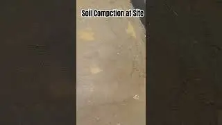 Compaction of soil For Field Density Test at site #civilengineer #construction #civilengineering
