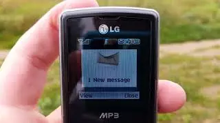 LG KP110 incoming message