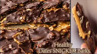 Just 5 Ingredients Homemade Snickers | Healthy Snickers recipe