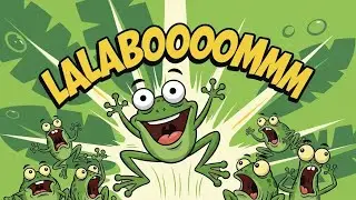🐸 Sapinho Verde | M&uacute;sica Infantil, Divers&atilde;o e Aprendizado com Lal&aacute;booommm! 🌱💧