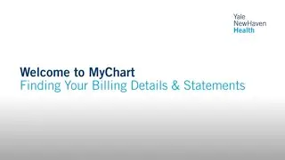 Добро пожаловать в MyChart: поиск платежных данных и выписок
