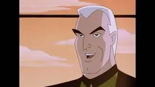 Batman Beyond: Bruce Wayne holds himself up with a cane