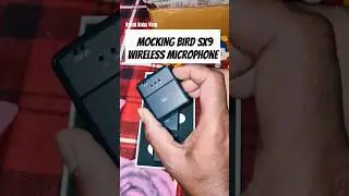 MOCKING BIRD SX9 Wireless Microphone for Vlogging Collar Mic Noise Cancellation #rahulbabavlog #mic