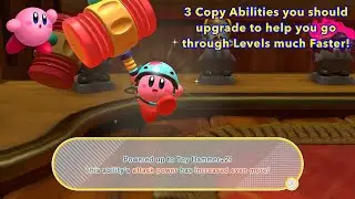 3 Copy Abilities you can upgrade in Kirby and the Forgotten Land to help you with Speedrunning
