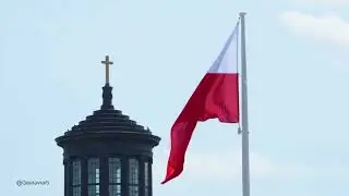 Poland flag with National Anthem